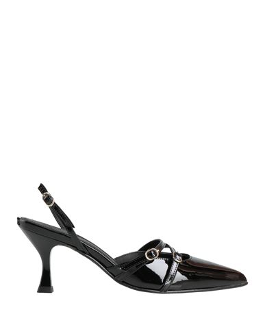 Alohas Woman Pumps Black Size 7.5 Leather