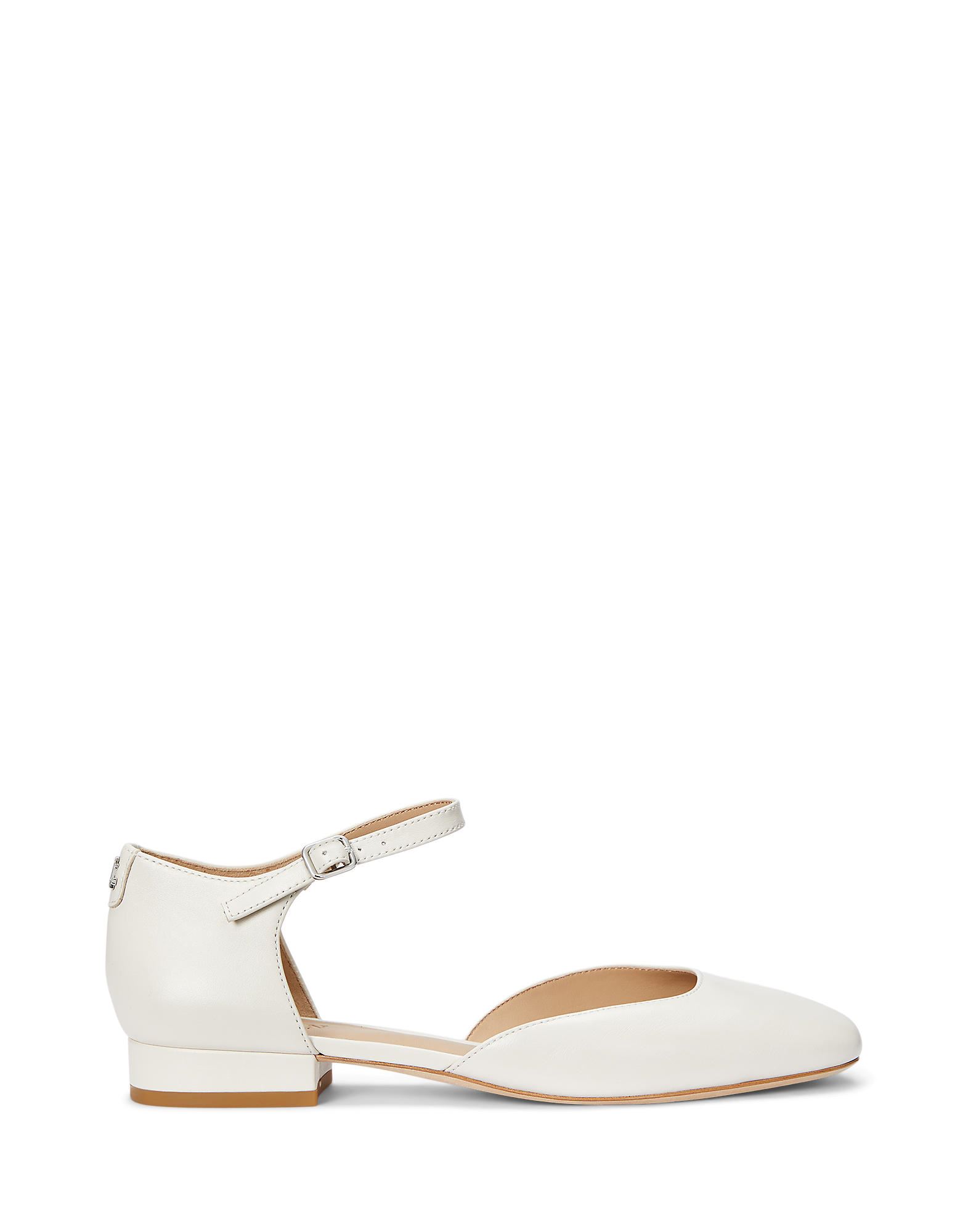ԥ볫LAUREN RALPH LAUREN ǥ Х쥨塼 եۥ磻 5.5 סʤʤᤷù EMELLIE NAPPA LEATHER MARY JANE