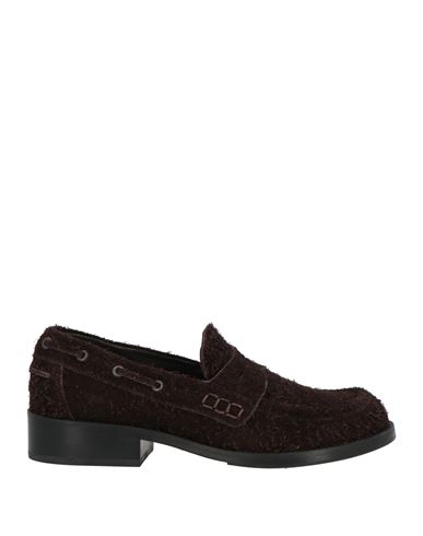 Ash Woman Loafers Dark Brown Size 8 Leather
