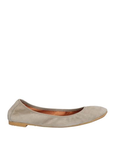 Ras Woman Ballet Flats Khaki Size 8 Leather In Sand