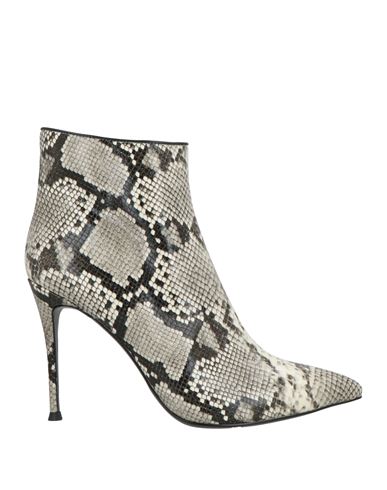 Tosca Blu Woman Ankle Boots Grey Size 6 Textile Fibers In Gray