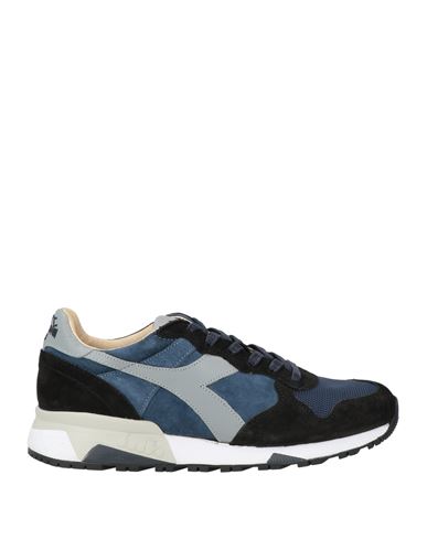 Diadora Heritage Woman Sneakers Navy Size 8.5 Leather, Textile Fibers