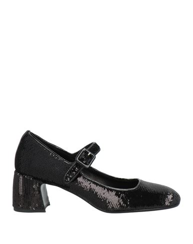 J.a.p. Jose Antonio Pereira J. A.p. Jose Antonio Pereira Woman Pumps Black Size 7 Leather