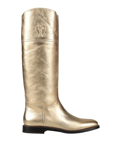 Brunello Cucinelli Woman Boot Gold Size 7 Leather