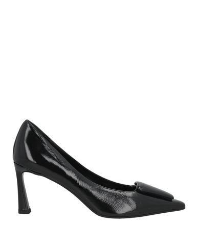 J.a.p. Jose Antonio Pereira J. A.p. Jose Antonio Pereira Woman Pumps Black Size 10 Leather
