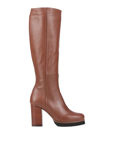 Noa A. Woman Boot Brown Size 11 Soft Leather In Brown