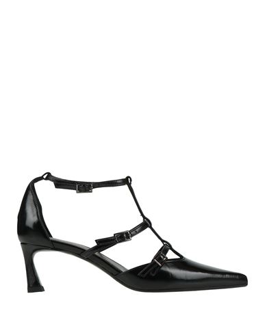 J.a.p. Jose Antonio Pereira J. A.p. Jose Antonio Pereira Woman Pumps Black Size 8 Leather