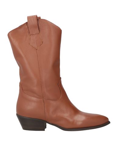 Rebel Queen By Liu •jo Woman Boot Tan Size 7 Leather In Brown