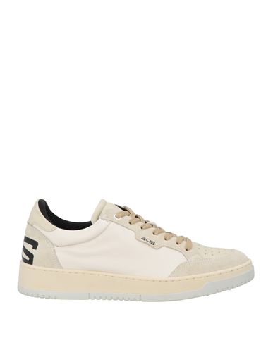 Paciotti 4us Man Sneakers Cream Size 8 Leather In White