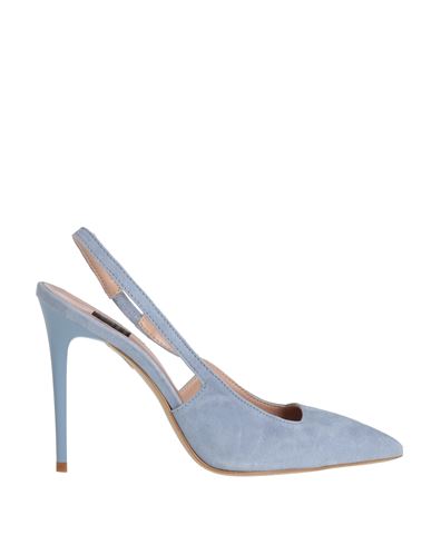 Islo Isabella Lorusso Woman Pumps Light Blue Size 11 Leather In Blue