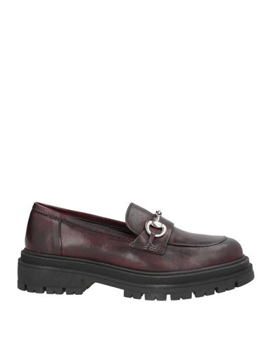 As 2.0 Woman Loafers Burgundy Size 8 Leather
