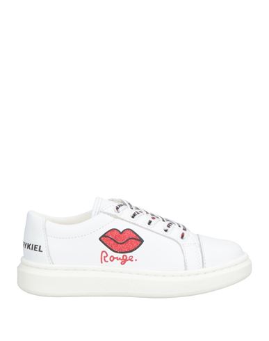 Sonia Rykiel Toddler Girl Sneakers White Size 10c Leather