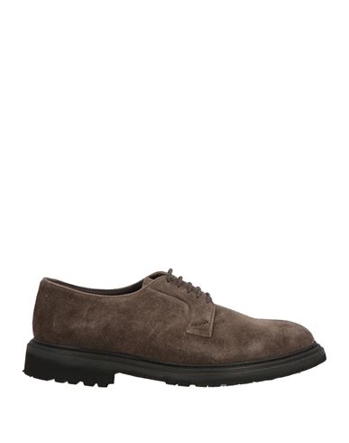 Migliore Man Lace-up Shoes Dark Brown Size 8 Leather