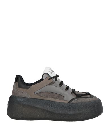 Shop Vic Matie Vic Matiē Woman Sneakers Lead Size 8 Leather, Textile Fibers