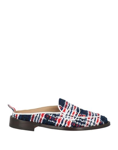 Shop Thom Browne Woman Mules & Clogs Navy Size 8 Textile Fibers