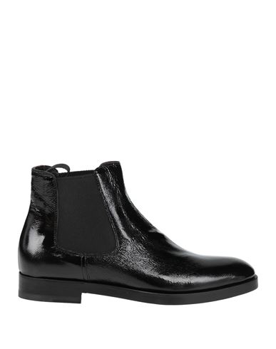 Francesco Pace Woman Ankle Boots Black Size 6 Leather