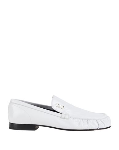 Proenza Schouler Woman Loafers White Size 8 Leather In White