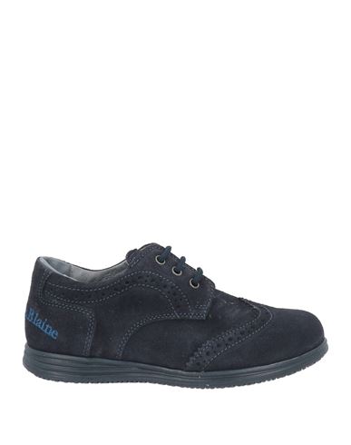 Harmont & Blaine Toddler Boy Lace-up Shoes Midnight Blue Size 9c Leather In Blue