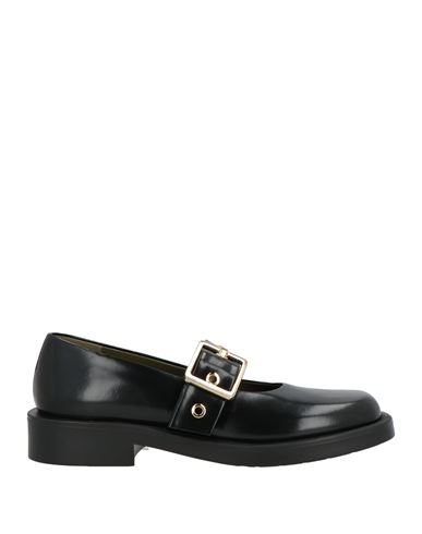 MARIA LUCA MARIA LUCA WOMAN BALLET FLATS BLACK SIZE 8 CALFSKIN 