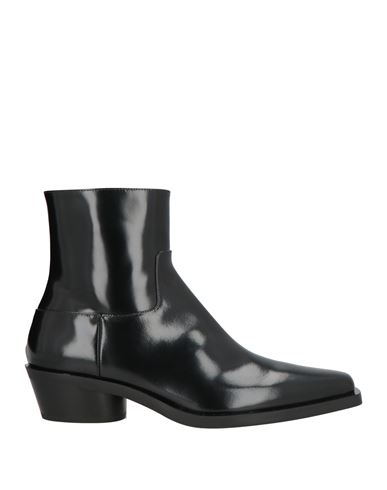 Proenza Schouler Woman Ankle Boots Black Size 11 Calfskin In Black