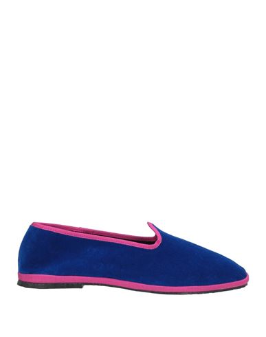Habille Habillé Woman Loafers Fuchsia Size 8 Textile Fibers In Blue