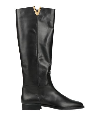 Via Roma 15 Woman Boot Black Size 11 Leather