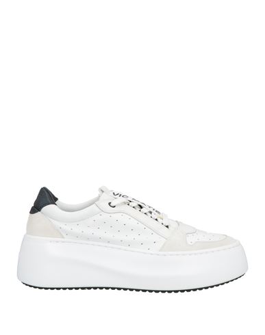 VIC MATIE VIC MATIĒ WOMAN SNEAKERS WHITE SIZE 11 LEATHER 