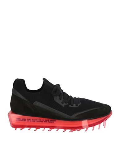 Rbrsl Rubber Soul Woman Sneakers Black Size 11 Textile Fibers, Leather