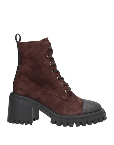 Karida Woman Ankle Boots Dark Brown Size 11 Leather