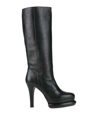 Paloma Barceló Woman Boot Black Size 9.5 Leather In Black