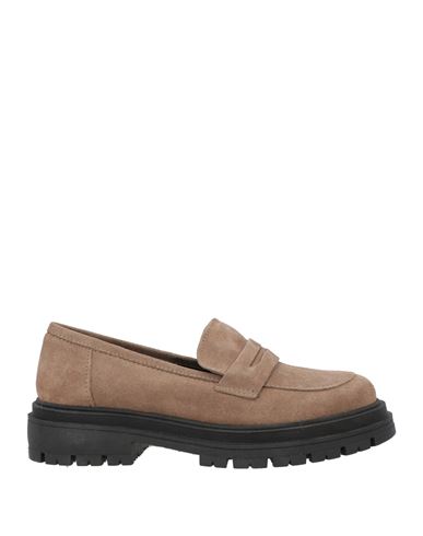 As 2.0 Woman Loafers Khaki Size 8 Leather