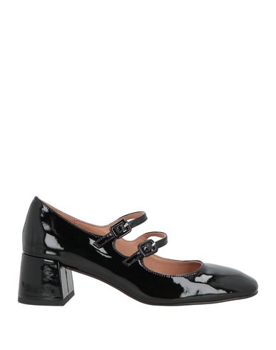 Bibi Lou Woman Pumps Black Size 8 Leather In Black