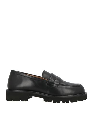 Unisa Woman Loafers Black Size 9 Leather In Black