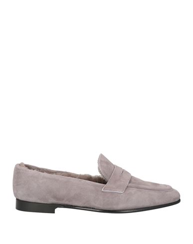 Roberto Festa Woman Loafers Grey Size 10 Leather