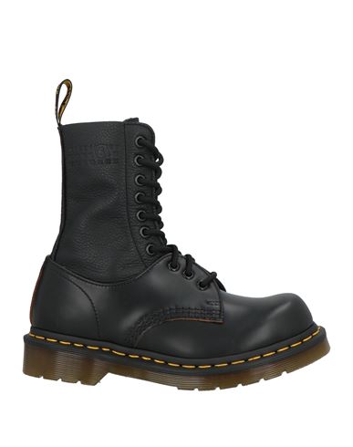 Mm6 Maison Margiela X Dr. Martens Woman Ankle Boots Black Size 7 Leather In Multi