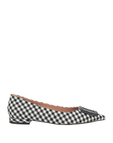 Bibi Lou Woman Ballet Flats Black Size 8 Textile Fibers In Multi