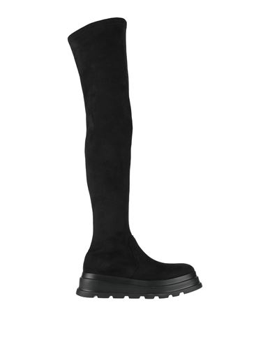 Frau Woman Boot Black Size 6 Textile Fibers