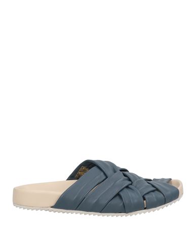 Patrizia Bonfanti Woman Sandals Midnight Blue Size 6 Leather In Blue