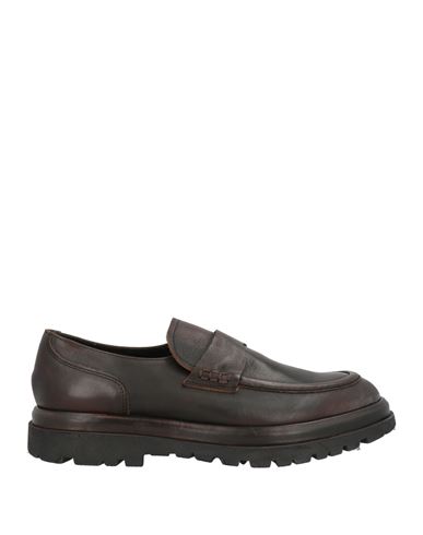 Pawelk's Man Loafers Dark Brown Size 6 Leather In Brown