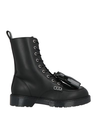 Jw Anderson Woman Ankle Boots Black Size 8 Leather