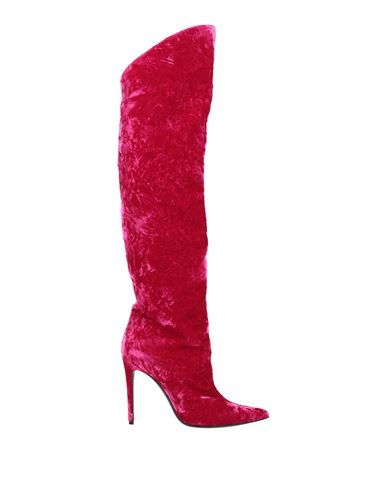 Aldo Castagna Woman Boot Fuchsia Size 8 Textile Fibers