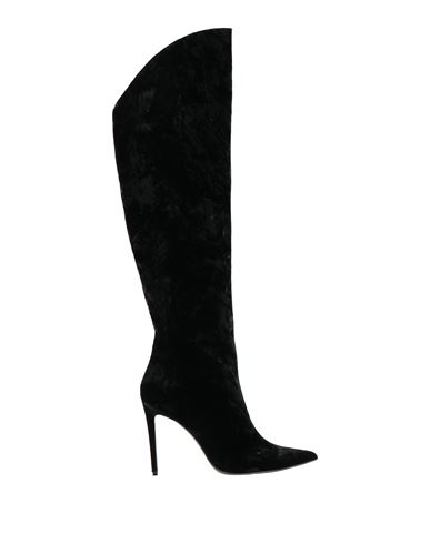 Aldo Castagna Woman Boot Black Size 11 Textile Fibers