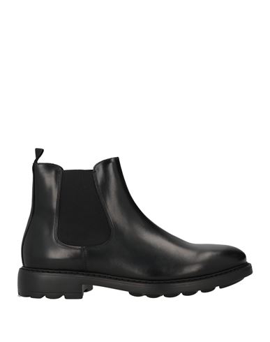 Marco Ferretti Man Ankle Boots Black Size 12 Leather