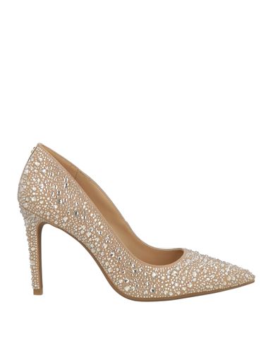 Michael Michael Kors Woman Pumps Gold Size 8 Textile Fibers