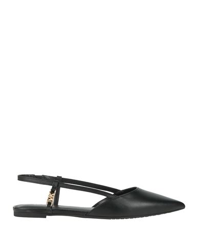 Michael Michael Kors Woman Ballet Flats Black Size 6.5 Leather