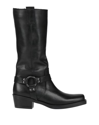 Ottod'ame Woman Boot Black Size 8 Leather