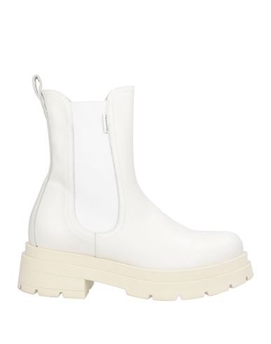 Nero Giardini Woman Ankle Boots White Size 5 Leather In White