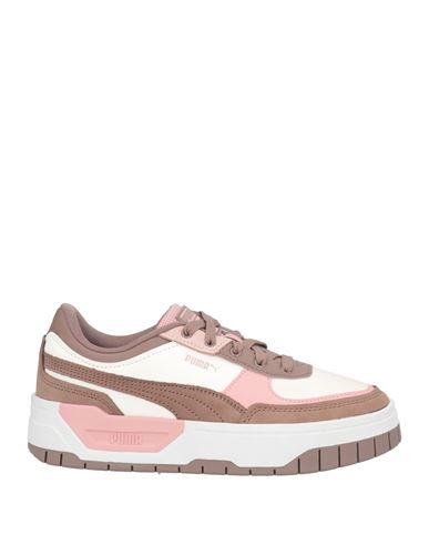 Puma Woman Sneakers Brown Size 7 Leather, Textile Fibers