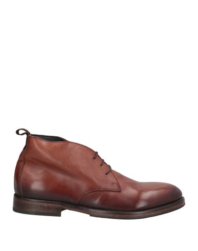 Moma Man Ankle Boots Brown Size 9 Calfskin In Brown