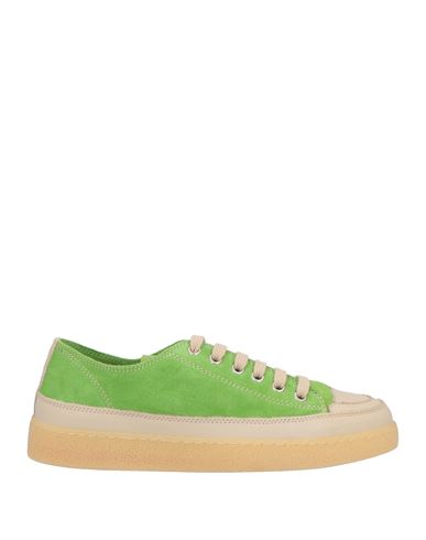 Patgoa Woman Sneakers Lime Green Size 8 Leather